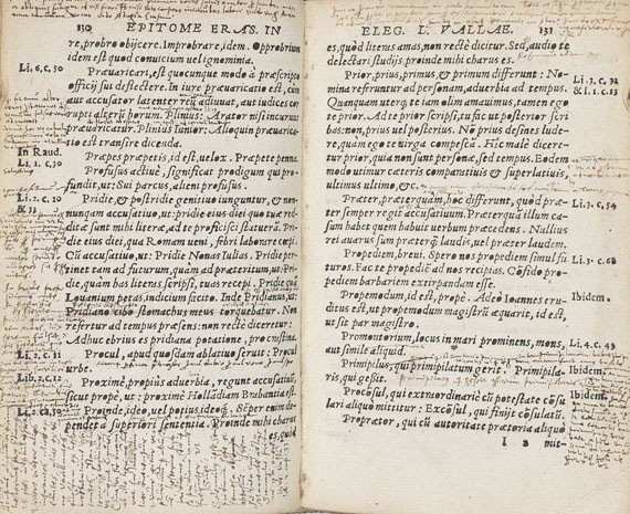 Desiderius Erasmus von Rotterdam - In Laurentii Vallae elegantiarum libros epitome. 1550. - Altre immagini