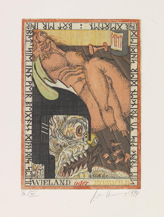  Bear Press - Artmann, H. C., Gesänge der Hämmer. Illustr. U. Bremer. 1992.