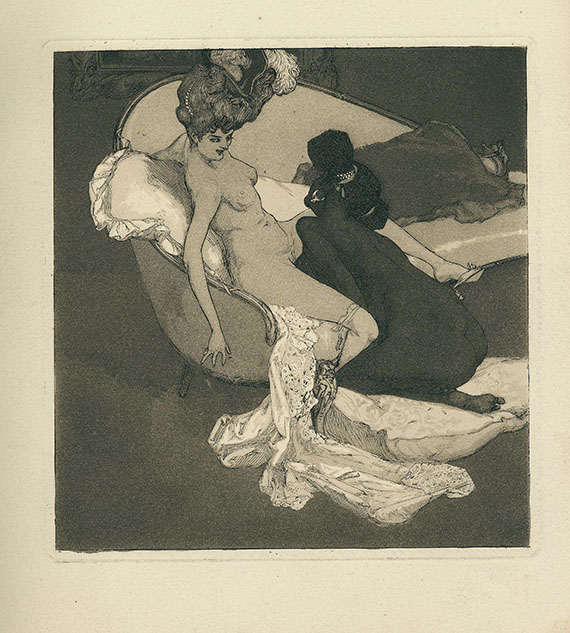 Erotica - Bayros, F. von, Bonbonniere. 1907.