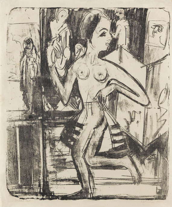 Ernst Ludwig Kirchner - Nackttänzerin