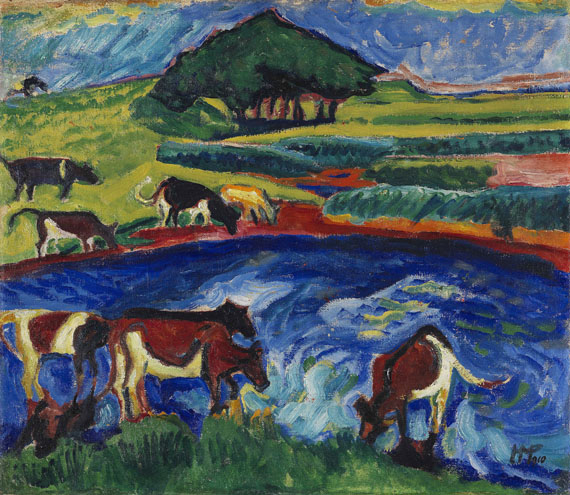 Hermann Max Pechstein - Boote am Dangaster Priel / Kühe - Altre immagini