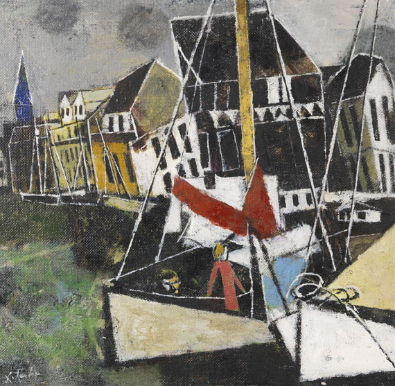 Franz Xaver Fuhr - Boote im Hafen