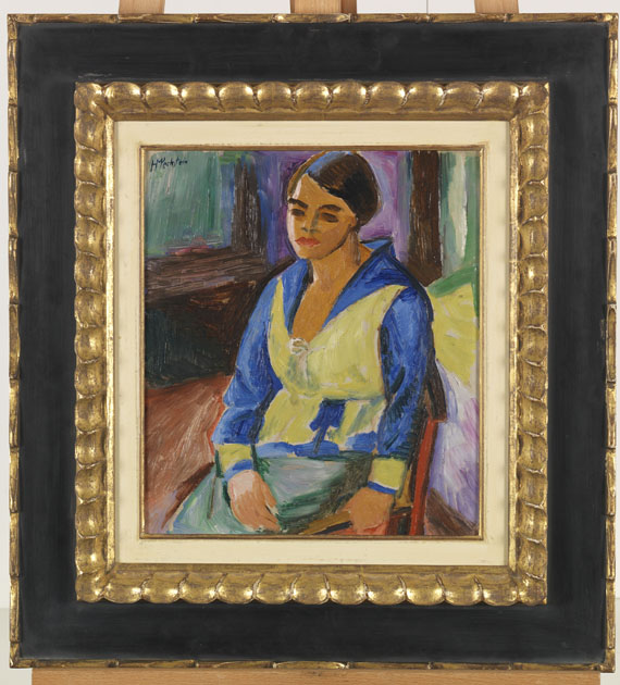 Hermann Max Pechstein - Die chinesische Jacke - Cornice