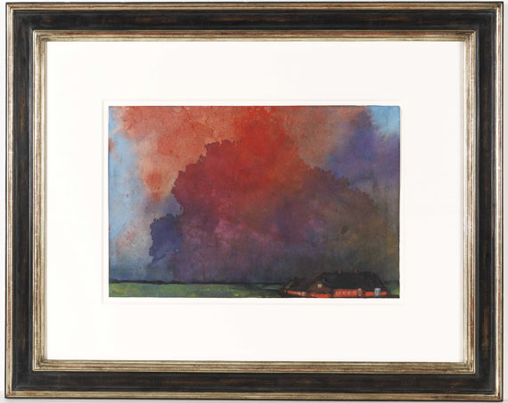 Emil Nolde - Bauernhof unter Gewitterwolken - Cornice