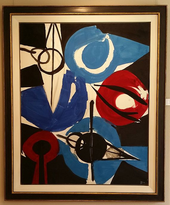 Ernst Wilhelm Nay - Irisch Blau - Cornice