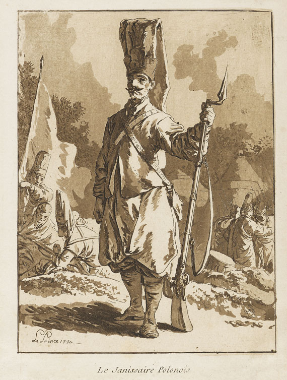 Jean-Baptiste Le Prince - 2 Bll.: Officier des Janissaires Polonois. Le Janissaire Polonois - Altre immagini