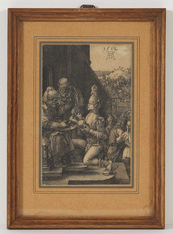 Albrecht Dürer - Die Handwaschung des Pilatus - Cornice