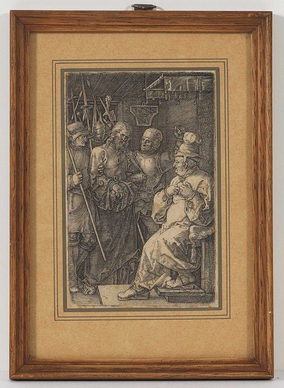 Albrecht Dürer - Christus vor Kaiphas - Cornice