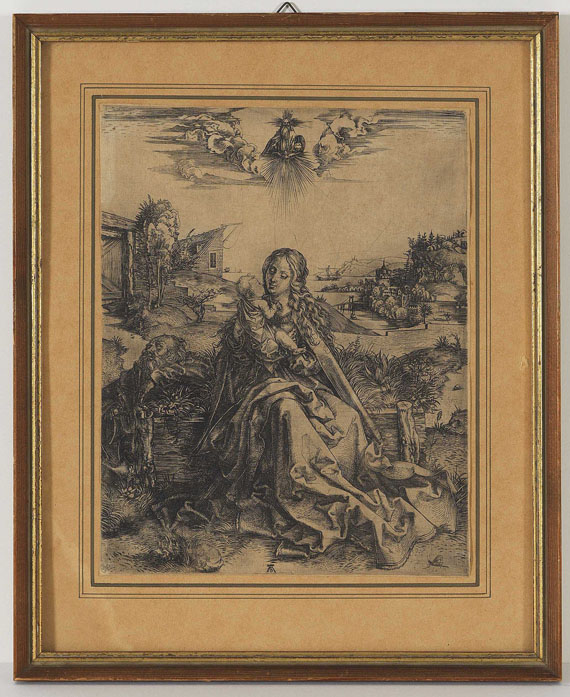 Albrecht Dürer - Die Heilige Familie mit der Libelle - Cornice