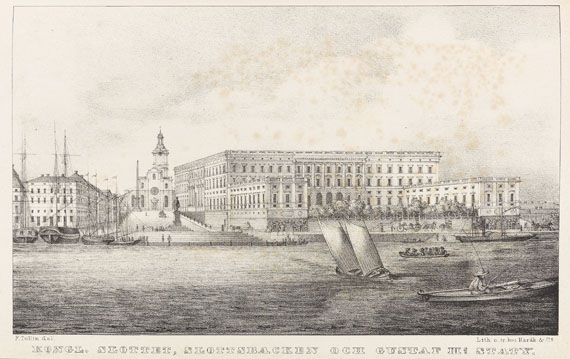   - Utsigter af Stockholm. Ca. 1840. - Altre immagini