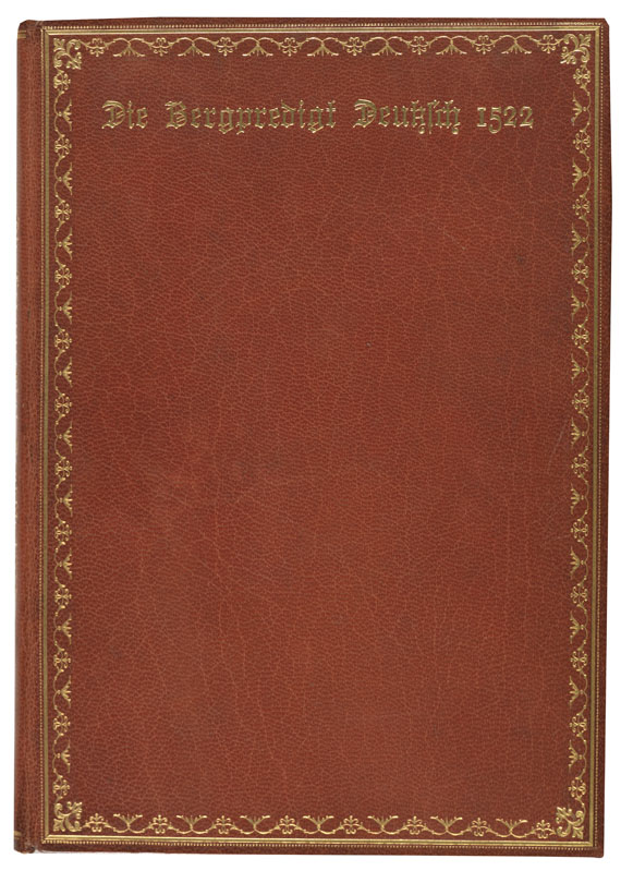   - Die Bergpredigt Deutzsch 1522. 1918