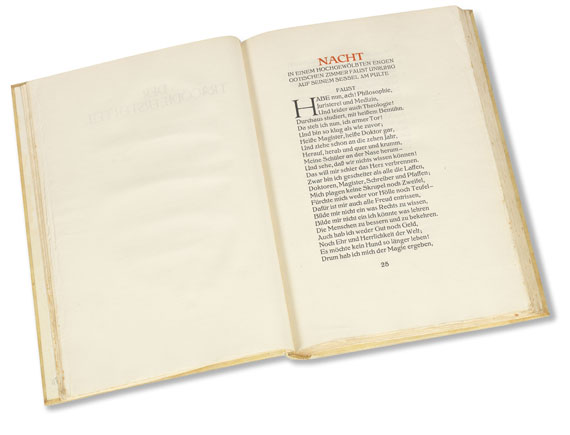 Johann Wolfgang von Goethe - Faust. 1922-24. 3 Bde. - Altre immagini