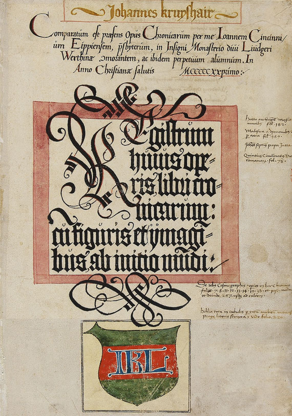 Hartmann Schedel - Weltchronik. 1493. Cincinnius-Exemplar. - Altre immagini