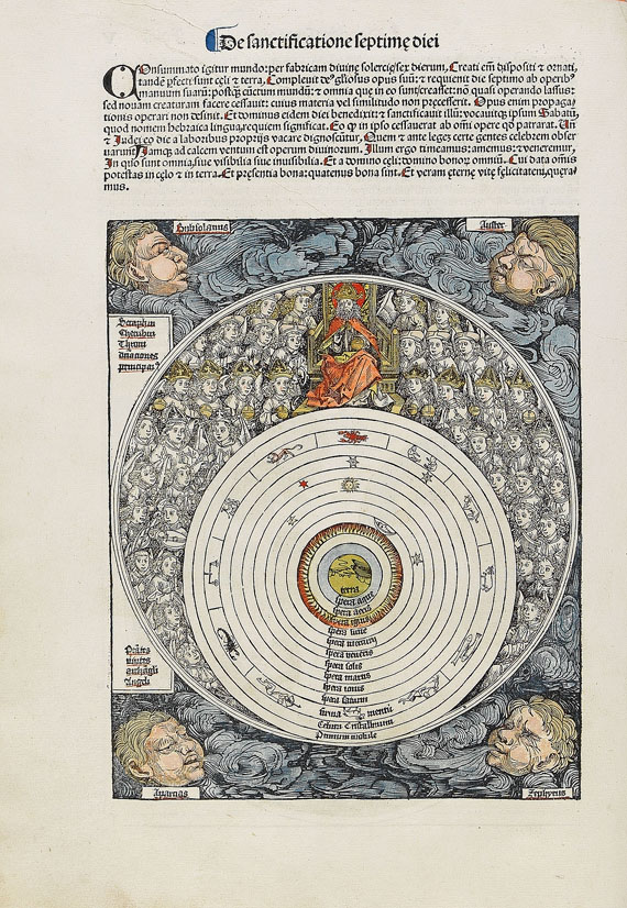 Hartmann Schedel - Weltchronik. 1493. Cincinnius-Exemplar.