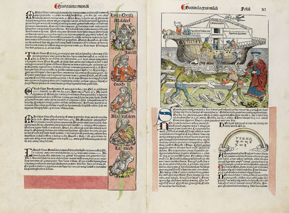 Hartmann Schedel - Weltchronik. 1493. Cincinnius-Exemplar. - Altre immagini