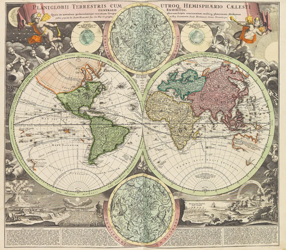 Johann Baptist Homann - Grosser Atlas uber die gantze Welt. 1725. 2 Bde. - Altre immagini