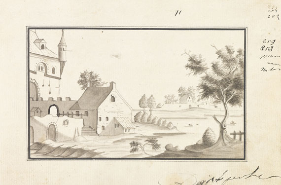 Album amicorum - Studentenstammbuch. Göttingen. 1774-95