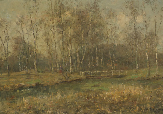 Rudolf Höckner - Vorfrühling im Park