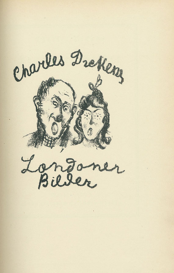   - Dickens, Ch., Londoner Bilder. 1923