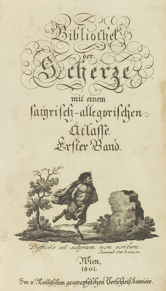 Franz Joh. Jos. von Reilly - Bibliothek der Scherze. 6 Bde. 1801 - Altre immagini