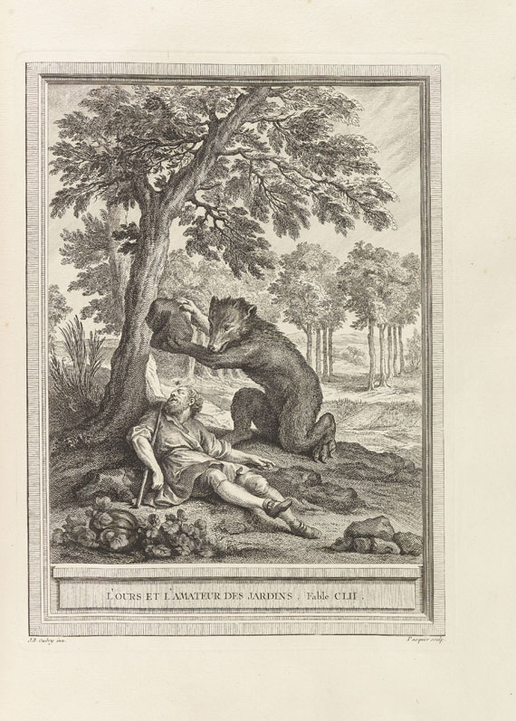 Jean de La Fontaine - Fables choisies. 4 Bde. 1755-59. - Altre immagini
