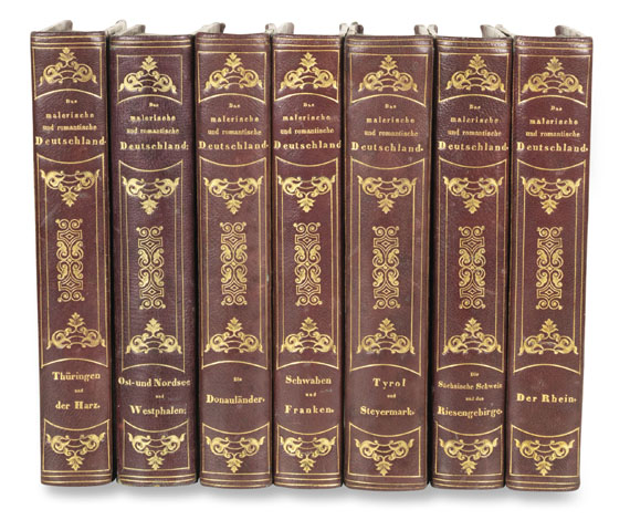   - Das malerische und romantische Deutschland. 11 Tle. in 7 Bdn. Um 1840