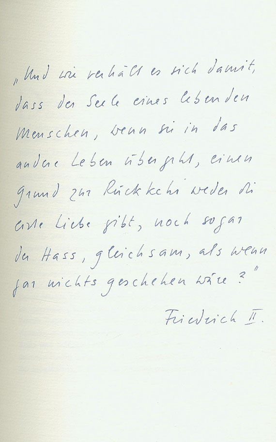  Oltner Bücherfreunde - Helbling, H., Kaiser Friedrich II. 1977