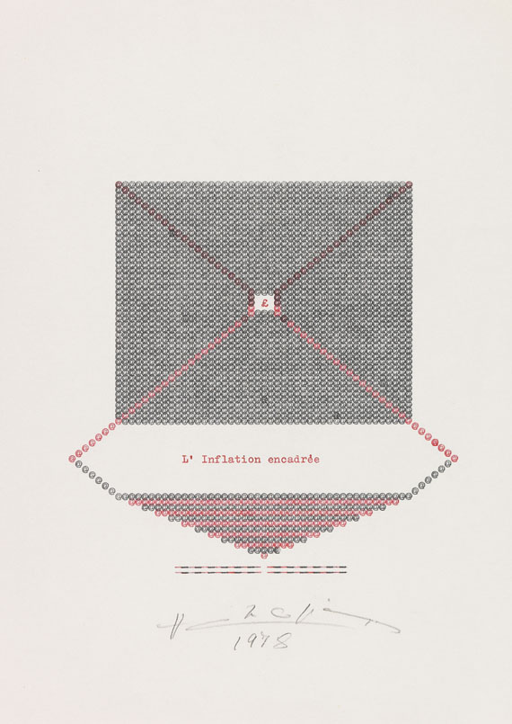 Henri Chopin - Sammlung von dactylopoèmes. 29 Bll. 1978-82. - Altre immagini