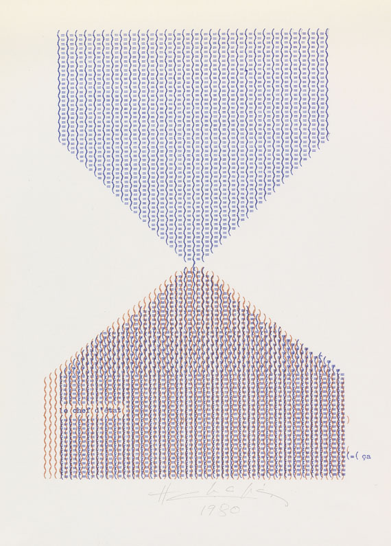 Henri Chopin - Sammlung von dactylopoèmes. 29 Bll. 1978-82. - Altre immagini