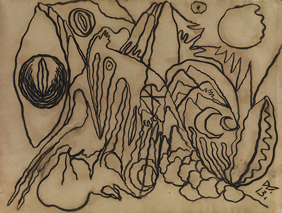 Wilhelm Morgner - Astrale Landschaft IV
