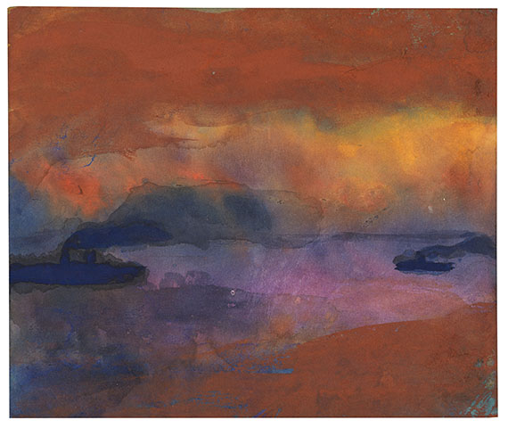 Emil Nolde - Dampfer auf See