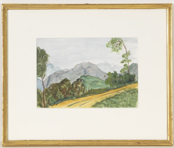 Hermann Hesse - Landschaft bei Montagnola - Cornice