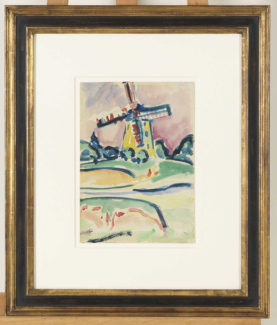 Ernst Ludwig Kirchner - Windmühle (Eine Windmühle auf Fehmarn) - Cornice