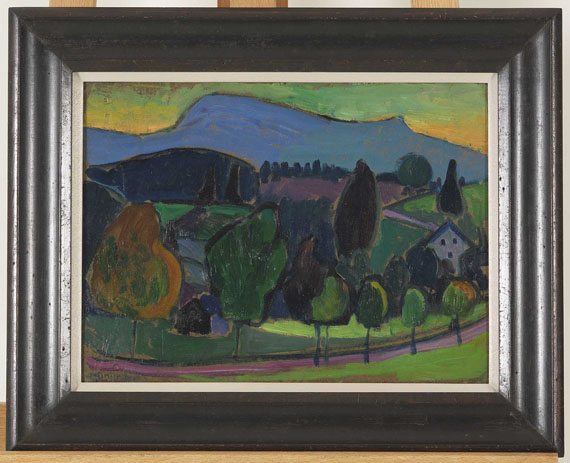 Gabriele Münter - Der blaue Berg - Cornice