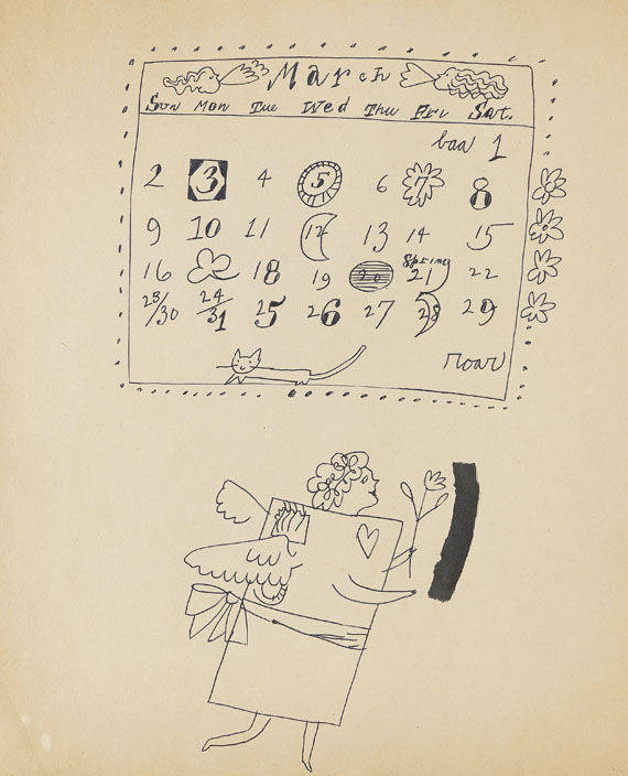 Andy Warhol - March Calendar
