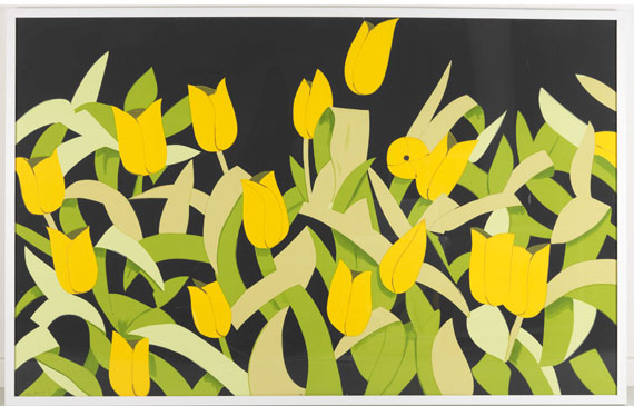 Alex Katz - Yellow Tulips - Cornice