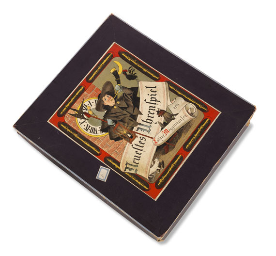 Lothar Meggendorfer - Neuestes Uhrenspiel. 1890 - Altre immagini