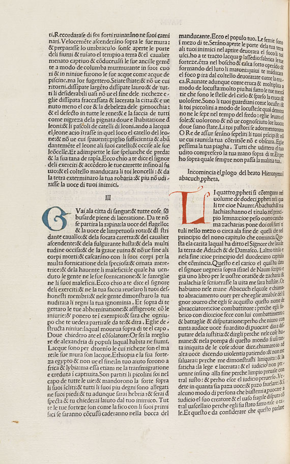 Biblia italica - Biblia Italica. 1487