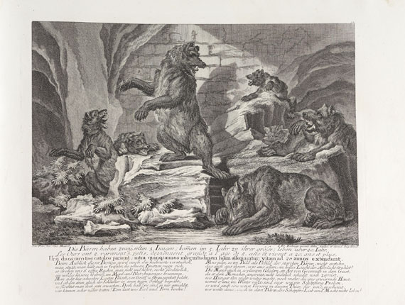 Johann Elias Ridinger - Betrachtung der wilden Thiere. 1736