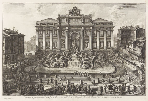 Giovanni Battista Piranesi - Veduta in prospettiva della gran Fontana dell