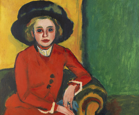 Hermann Max Pechstein - Bildnis Charlotte Cuhrt