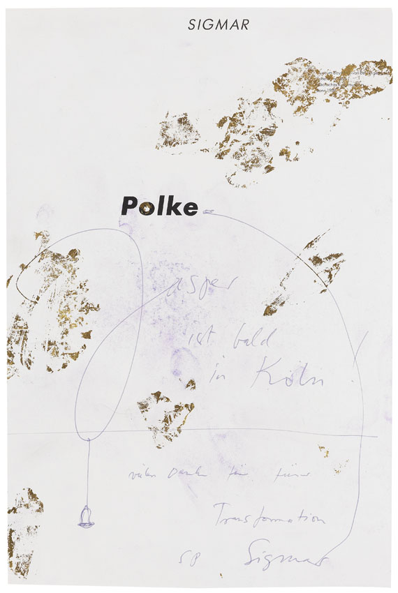 Sigmar Polke - Ohne Titel (Jasper ist bald in Köln!)