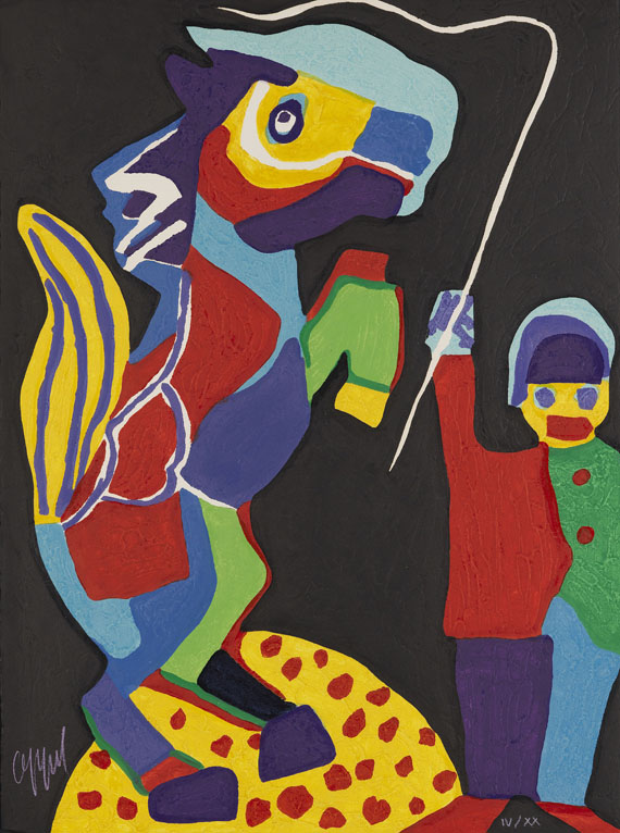 Karel Appel - On voit marcher toutes les Couleurs