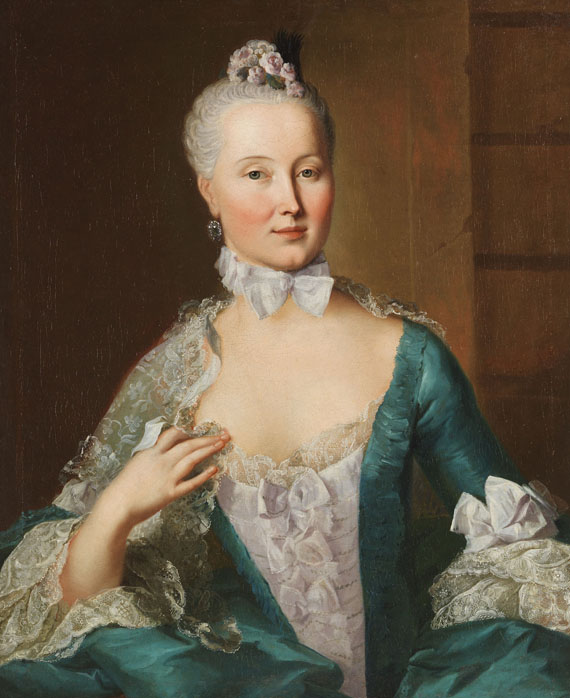Johann Heinrich Tischbein d. Ä. - 2 Pendants: Porträt Johann Carl Friedrich von Boineburg (1729-1792), Hessischer Obermarschall, und seine Gemahlin Caroline, geb. von Löwenstein - Altre immagini