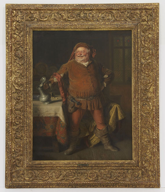 Eduard von Grützner - Falstaff - Cornice