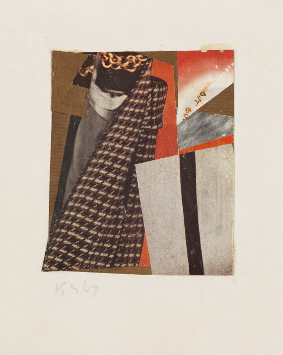 Kurt Schwitters - Ohne Titel (but but), Merzzeichnung