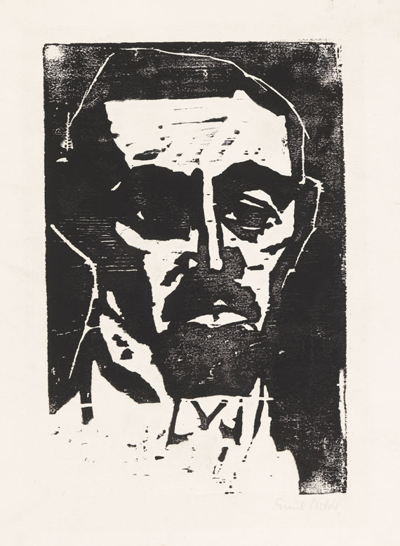 Emil Nolde - Dr. L. (Portrait Dr. Leber)