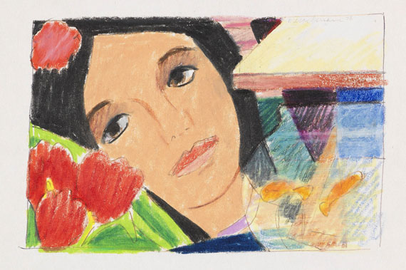 Tom Wesselmann - Sketch for bedroom painting #43