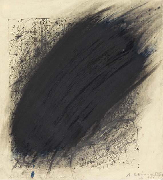 Arnulf Rainer - Ohne Titel (Überzeichnung einer Zentralgestaltung)