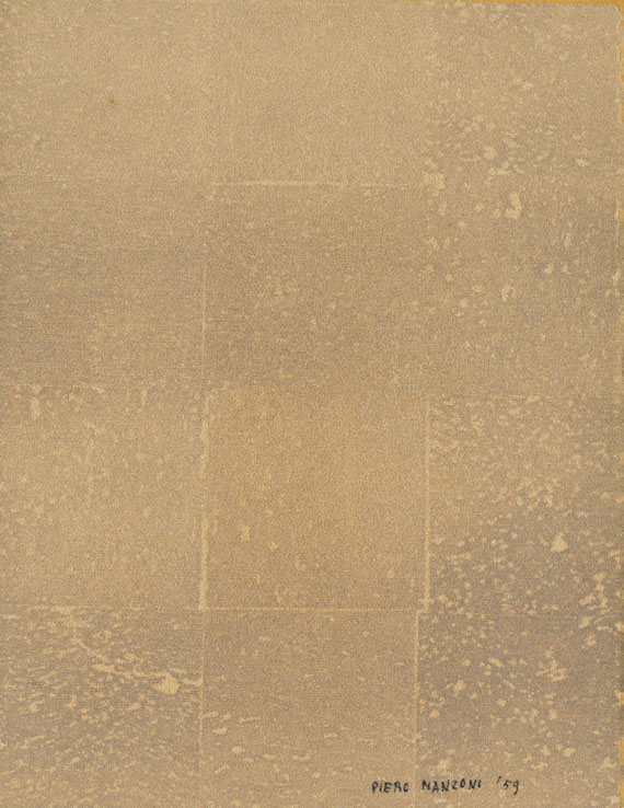Piero Manzoni - Impronta sughero (Effects of Matter)